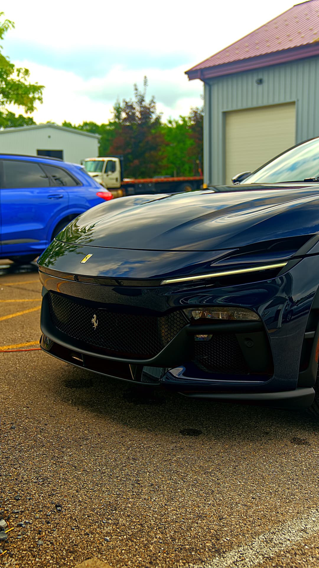 Ferrari front end after detailing by Brakeout Auto in State College, PA